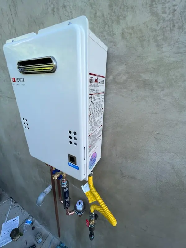 Tankless water heater installation for The Hills at Cherry Creek homes